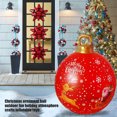 thumbnail image 4 of Decoraciones Navideñas Bolas Navidad Inflables Gigantes PVC Decorada Al Aire Libre Inflable Iluminada 24 Pulgadas Con Y Control Remoto para Fiesta Navideña Interior Exterior, 4 of 9