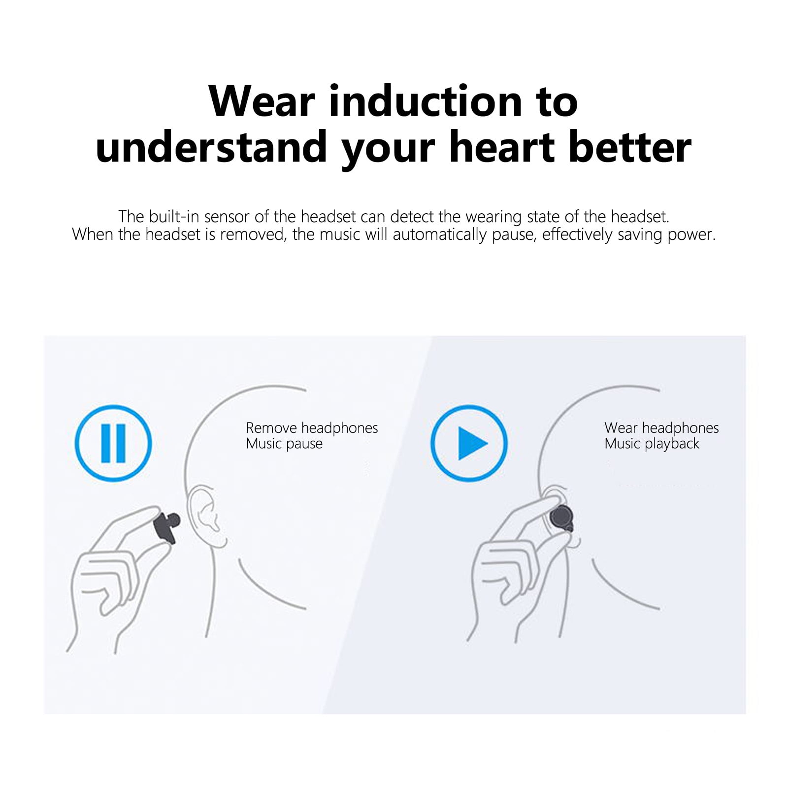 Tune Flex - True Wireless Noise Cancelling Earbuds (Black), Small,Black