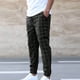 thumbnail image 1 of Pantalones largos para hombre, estilo casual, deportivo, a cuadros, con cintura elástica y bolsillos., 1 of 3