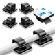 thumbnail image 1 of Organizador de cables adhesivo Soundey de Cable Clips, 200 unidades, negro, 1 of 7