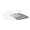 thumbnail image 2 of MAINSTAYS Square glass stockage de nourriture avec couvercle PE, 2 of 5