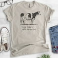 thumbnail image 2 of Moo Money Moo Problems Cow Shirt, Unisex Women's Men's Shirt, Farm Animal Shirt, Cute Cow Shirt, Light Silk Gray, XX-Large, 2 of 6
