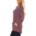 thumbnail image 2 of Womens 2023 Fall Long Sleeve T-Shirts Casual Tunic Tops for Leggings Loose Soft Blouses with Pocket, 2 of 7