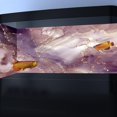 thumbnail image 2 of Purple Marble Aquarium Background, Art Abstract Pink Gold Line Marble Terrarium Background, Coloful Marble Glass Terrarium Background with 8 EVA Double-Sided Tape, 48X20IN, 2 of 5