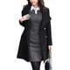 thumbnail image 1 of Qarigey Abrigo de invierno frío para mujer Abrigo cálido a prueba de viento con bolsillos Ropa Regalos Vestir para actividades al aire libre Fiesta Abrigos y chamarras Negro Qarigey  AP013740-03, 1 of 6