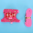thumbnail image 4 of Bunny Harness and Leash Set, Rabbit Chest Harness Pet Leash Harness Set Rabbits Vest Harness Small Animal Walking Harness for Hamster Rabbit Ferret Squirrel Small Animals, 4 of 7