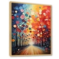 thumbnail image 2 of Designart "Bicycle Dynamic Wheels Painting I" Abstract Floater Framed Canvas Art Print, 2 of 7