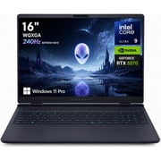 Alienware 16X Aurora Laptop, Intel Ultra 9, RTX 5070, 64GB RAM, 2TB SSD, 16" 240Hz WQXGA Display, Wi-Fi 7, RGB Backlit Keyboard ,Windows 11 Pro