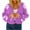 Purple, variant on Fesfesfes Women Sweater Casual V-Neck Long Sleeve Tops Fall Sweater Cardigan Blouse Button Pullver Tops Plus Size $10