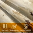 thumbnail image 4 of Fall Misty Forest Throw Pillow Covers 18x18 Inch Set of 2 Brown Mountain Woodland Decorative Pillow Cases Nature Pine Trees Farmhouse linen Square Cushion Cover for Home Sofa Couch Bed Patio, 4 of 6