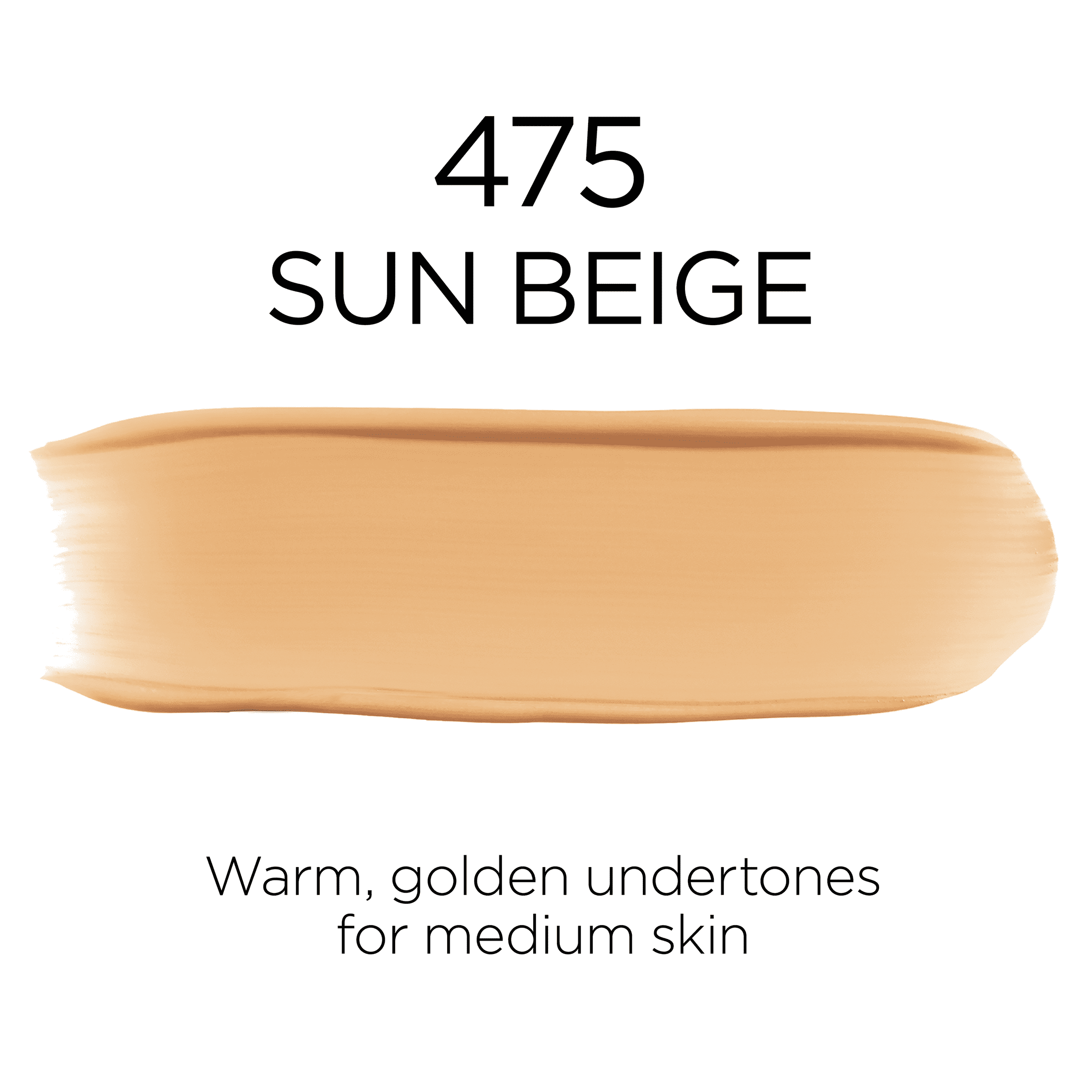 L'Oreal Paris Infallible Fresh Wear 24 Hr Liquid Foundation Makeup, 475 Sun Beige, 1 oz