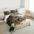 thumbnail image 3 of Homewish Animal Raccoon 2pcs Bedding Comforter Set for Teens Boys Girls,Red Sparrow Twin Comforter Sets,Merry Christmas Breathable Bedding Set,Luxury Bedroom Decor,Reversible, 3 of 8