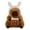 Chapeau Blanc, variante sur BELOVING Capybara Jouet Déco Maison Capybara Peluche pour Ados Enfants Adultes Toast