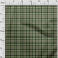 thumbnail image 3 of oneOone Cotton Silk Dark Green Fabric Check Sewing Material Print Fabric By The Yard 42 Inch Wide, 3 of 4
