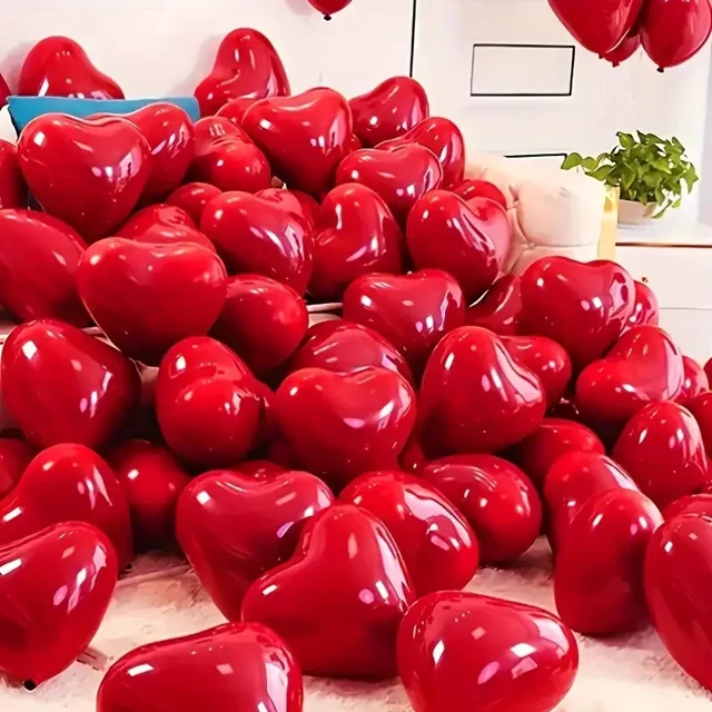 10/50 Uds decoración de boda globos de amor Día de San Valentín pareja propuesta romántica Navidad DIY adorno para fiesta de cumpleaños globo