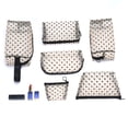 thumbnail image 1 of 6PCS Mesh Makeup Bag Set Multifunctional Portable Mesh Zipper Pouch Cosmetic Bag, 1 of 10