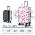 thumbnail image 4 of Yiaed Pink bows Print Travel Luggage Cover Suitcase Protector Covers Elastic Luggage Anti-scratch(No luggage included）-Large, 4 of 7