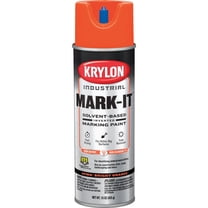 Krylon Mark-It 730608 Industrial SB APWA Bright Orange Inverted Marking Paint