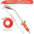 thumbnail image 5 of Propane Torch Weed Burner, Double Switch Weed Torch with Non-Slip Handle, 47 Inch Tube Flame Weeder for Weed Removal and Snow Melting, 5 of 7