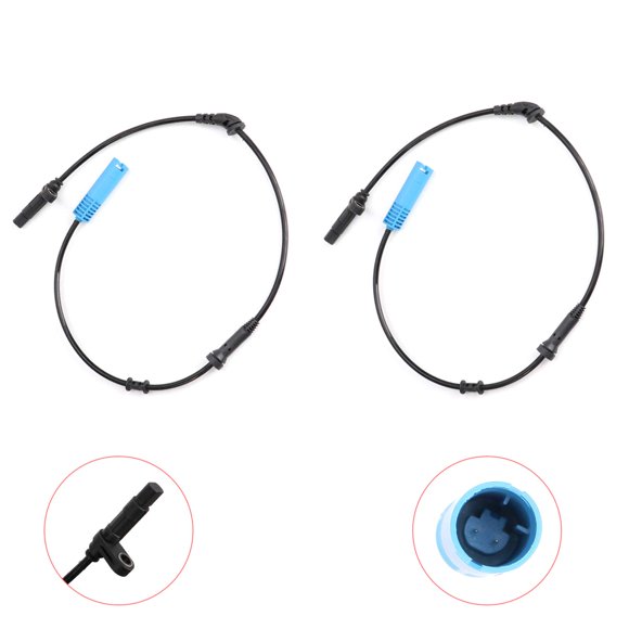 2Pcs ABS Wheel Speed Sensor Front Left/Right compatible with Mini Cooper 2002-2008 Seineca 34526756384 5S11087 SU12540 0844073 ALS2383 SS20123