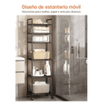 thumbnail image 3 of Estante Anaquel YASHUBAO de Metálico 6 Niveles para Cocina Baño, Negro, 3 of 8
