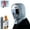 Blue#3, variant on Waterproof Fleece Lined Hood, Windproof 3-in-1 Full Cover Ski Mask with Drawstring, Winter Balaclava Cycling Face Mask