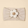 thumbnail image 2 of XEGLSBU Baby Girl Bows Clips 2inch Children's Hair Accessories Baby Solid Color Five Petal Flower Wide Headband Soft Protector Cartoon Headband 0 1 Year One Size, 2 of 4