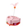 thumbnail image 1 of Milaget Jouet pour Chat Balle Piste d'Attraction Jouet pour Chat Interaction Exercice Rouge, 1 of 9