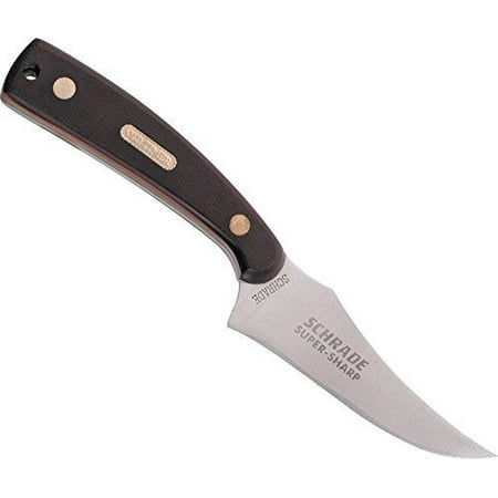 Old Timer 152OT Sharpfinger 7.1in Stainless Steel Full Tang Fixed Blade Knife with 3.3in Clip Point Skinner Blade and Sawcut Handle for Outdoor Hunting Camping and Everyday Carry