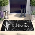 thumbnail image 2 of Pumpkin Spooky Door Mat,Durable Absorbent Halloween Low-Profile Door Mat 17x31.5 Inch Door Mats for Bedroom Living Room, 2 of 4