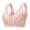 Pink, variant on Bras for seniors Women, 2024 Comfortable Bralette for Elderly Convenient Front Close Button Bras(Light Blue,90B)