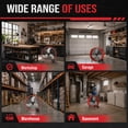 thumbnail image 7 of 30" Industrial Drum Fan 14000 CFM, 3-Speed Heavy Duty Fan with Rolling Wheels for Garage Warehouse Workshop, UL Safety Listed, 7 of 7