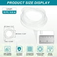 thumbnail image 2 of Uxcell Clear Tubing, 5.5mm ID x 7.5mm OD - 15ft Tube Lightweight Vinyl Hose, Transparent Flexible Plastic Water Tubing for Air Oil Water Transfer Aquarium Irrigation, 2 of 6