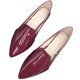 thumbnail image 1 of Zapatillas de ballet SAILING LU de piel sintética brillante para mujer, color rojo vino, 1 of 4