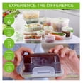 thumbnail image 4 of 11 piece Vacuum Seal Food Storage Containers with Vacuum Pump, Airtight and Leak Proof, Vacuum Sealed Food Storage Containers, Meal Prep Containers, Keep Food Fresh up to 5 X Longer, 4 of 9