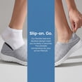 thumbnail image 3 of BLISSFUL STEP Casual Slip-on Shoes Quick Dry Lightweight Breathable Unisex Shoes Grey 5, 3 of 5