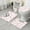 Pioneer Flower Floral-1, variant on Pioneer Flower Floral Print Pattern Bathroom Rugs Sets 3 Piece,Toilet Cover Set,Absorbent Non Slip Bathroom Mats Sets with U-Shaped Contour Rug Toilet Rug Set
