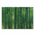 thumbnail image 1 of Bamboo Print Cutting Board, Oriental Exotic Bamboo Trees in the Rainforest Horizontal Jungle Stalk Nature View, Decorative Tempered Glass Cutting and Serving Board, Small Size, Green, by Ambesonne, 1 of 1