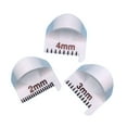 thumbnail image 3 of Abbracc 3Pcs Edge Stitch Lock Sewing Gauge Quilting Template Ruler Mother Seam Guide White, 3 of 8