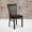 Black Vinyl Seat/Black Metal Frame, variant on Emma + Oliver 2 Pack Black School House Back Metal Restaurant Chair - Burgundy Vinyl Seat