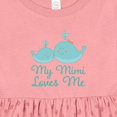 thumbnail image 4 of Inktastic My Mimi Loves Me Girls Baby Dress, 4 of 5