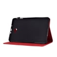 thumbnail image 5 of Allytech Case for Samsung Galaxy Tab A 10.1 inch 2016 Model (SM-T580/ SM-T585/ SM-T587), Auto Sleep Wake Smart Card Slots Pen Holder Magnetic Snap Flip Stand PU Leather Case, Red, 5 of 10