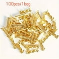thumbnail image 5 of Brass Faucet Connector Kit with U Shape Copper Ring Terminals for Secure Wiring and Conductivity Non Insulated Quick Splice Crimp Terminals Durable Metal Connector for Home and Bathroom 100PCS, 5 of 8