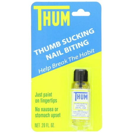 4 Pack Thum - Liquid Stops thumb sucking and nail biting 0.2 oz (Best Way To Stop Biting Nails)