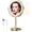 Brass Gold, variant on GALAPROX 8'' Makeup Mirror with Lights, 1X/10X  Magnifying Tabletop Mirror-Brass Gold