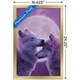 thumbnail image 3 of Vincent Hie - LoVing Wolves Wall Poster, 14.725" x 22.375", Framed, 3 of 3