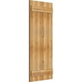thumbnail image 2 of 21 1/2"W X 51"H Timbercraft Four 5 3/8" Boards Joined Board-N-Batten Shutters, Rough Sawn Western Red Cedar (Per Pair), 2 of 13