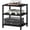 Black, variant on GlowPlume 4-Tier AV Media Player Stand, Natural Stereo Cabinet, Modern Audio Shelf, Wooden TV Stand,Game Console Shelf, Multifunctional Entertainment Center, Suitable for Home, Conference Room
