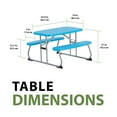 thumbnail image 5 of Lifetime Children's Polyethylene All Occasion Picnic Table , Picton Blue (260261), 5 of 11