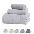 thumbnail image 3 of Naiovety Nuevo portátil 3 unids/set hogar Hotel algodón toalla manos cara cuerpo agua sudor absorción limpieza secado toalla Suministros de limpieza para el hogar amarillo, 3 of 6